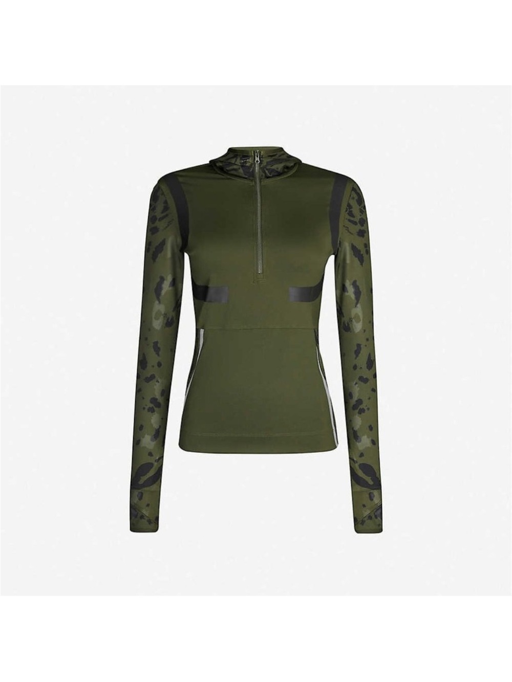 adidas by Stella McCartney Run Longsleeve Shirt olive green size medium